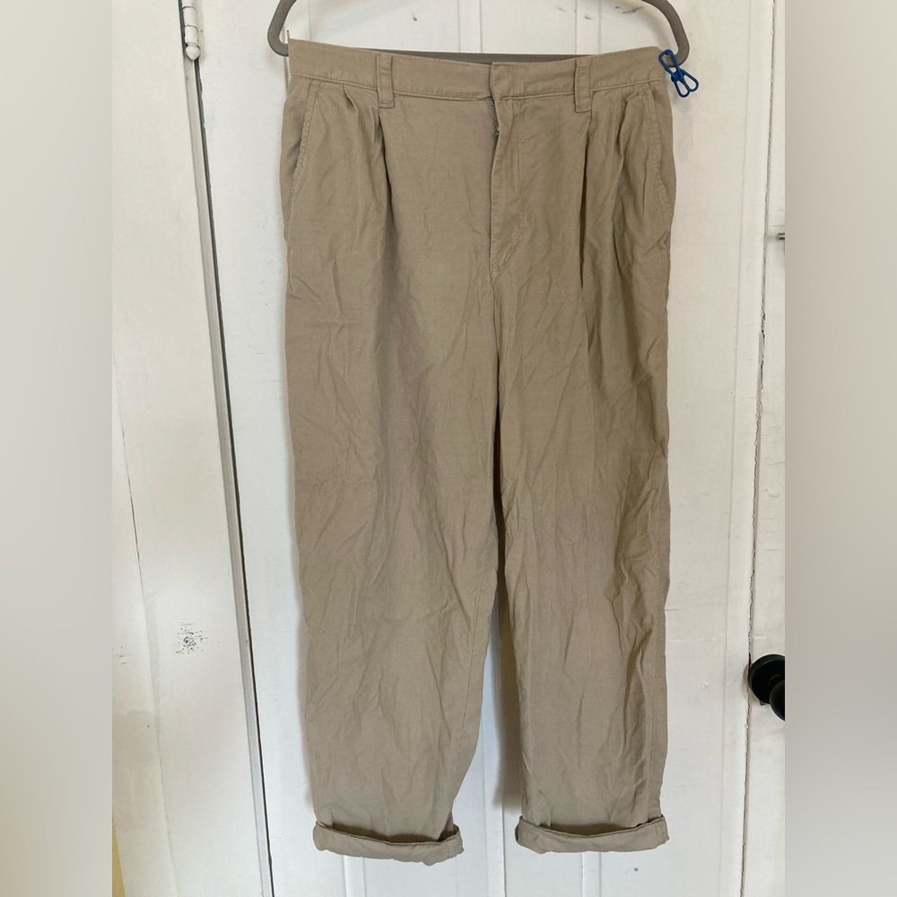 GAP Corduroy Tan High Rise Pants Size 12